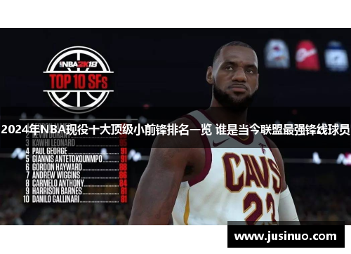 2024年NBA现役十大顶级小前锋排名一览 谁是当今联盟最强锋线球员